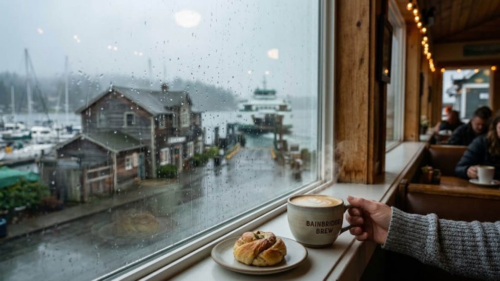 A Rainy Morning on Bainbridge Island Is Better With Coffee